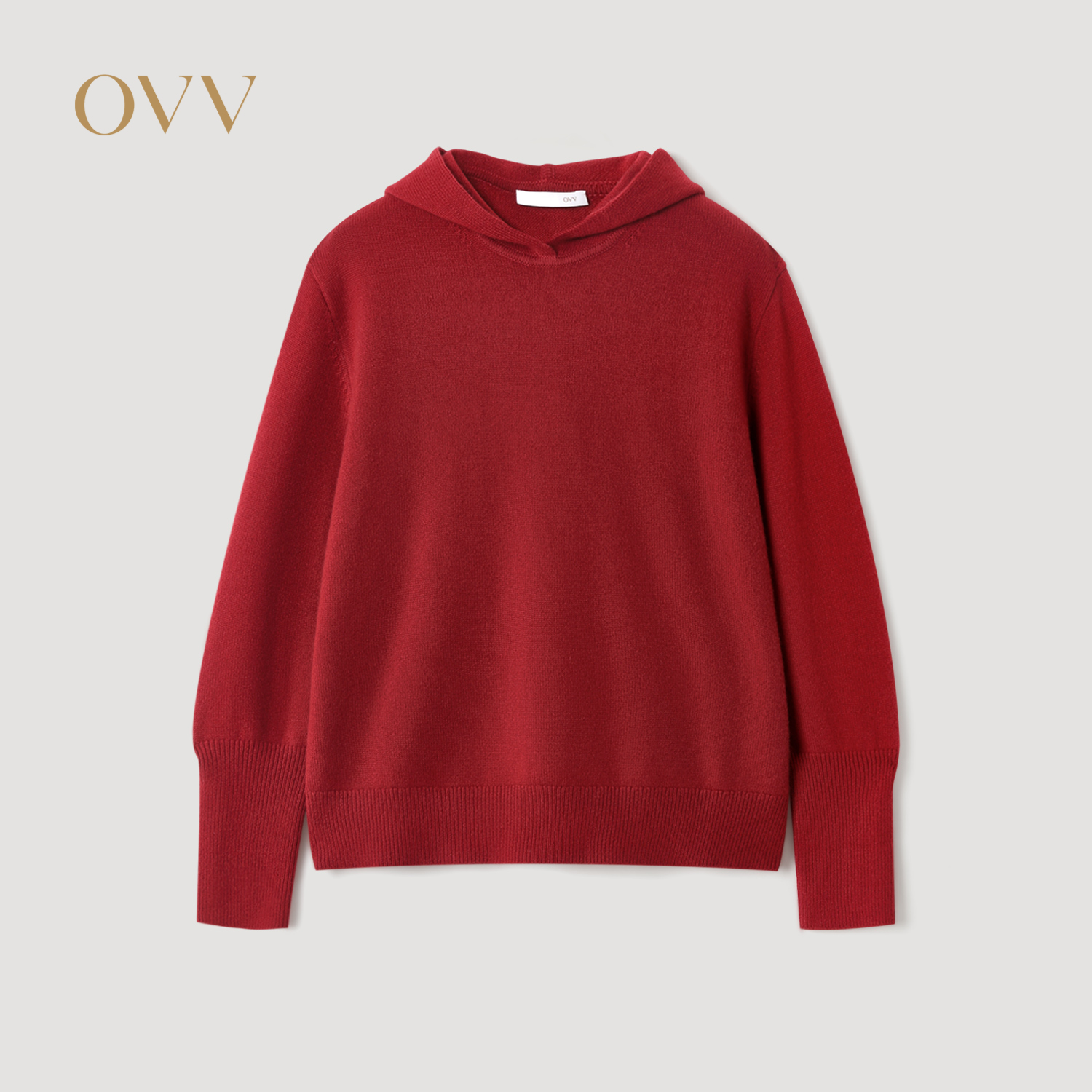 羊绒面料 柔软轻盈 连帽设计