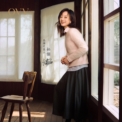 OVV2025秋冬新款女装简约基础圆领多色休闲内搭羊绒衫