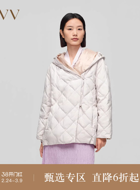 OVV秋冬热卖装翻领连帽防风正反双面穿薄款羽绒服外套
