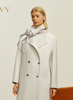 OVV秋冬热卖女装舒适柔软羊毛简约流苏设计围巾