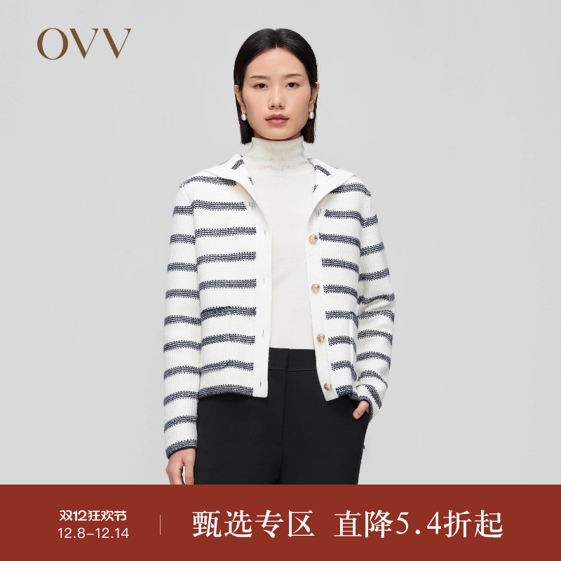 羊毛面料 经典条纹 浪漫海军风