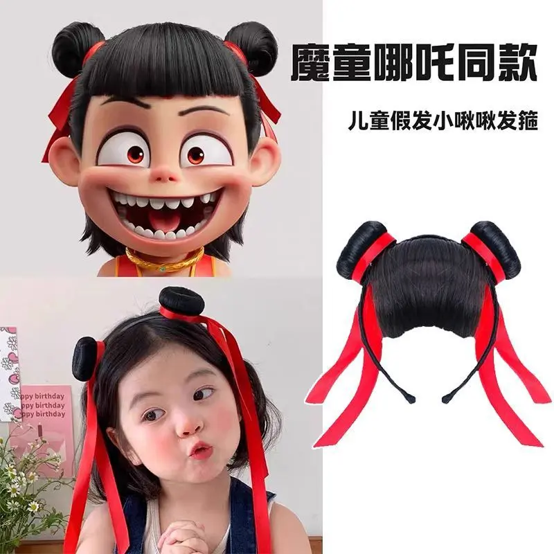 哪吒同款儿童发箍发夹