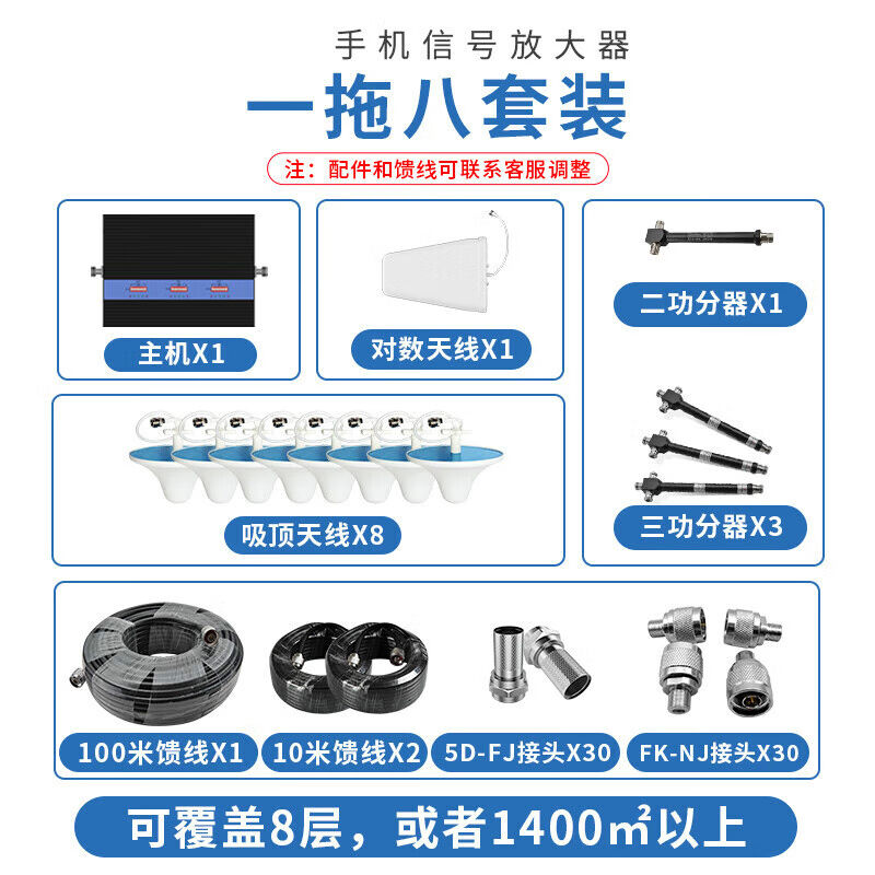 埠帝大功率手机信号放大增强器三网移动联通电信4G上网通话直放站
