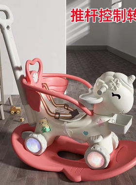 贝爵（BEIJUE）儿童摇摇马木马玩具男女孩婴儿玩具0-1岁宝宝周岁
