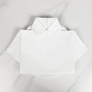 梦中情人口布酒店专用纯棉擦杯布不掉毛高级感欧式餐厅西餐巾布折