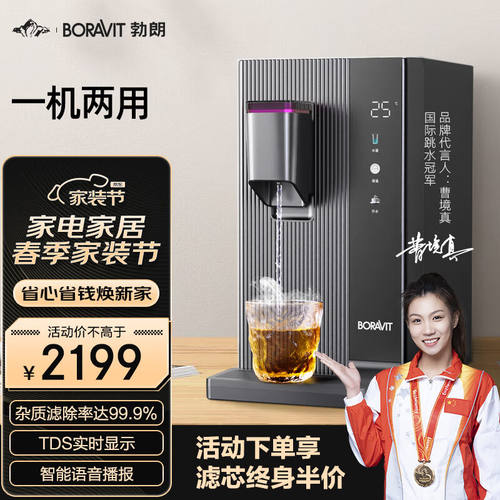 BORAVIT勃朗RO反渗透家用净水器即热饮水机净饮一体机台式直饮机