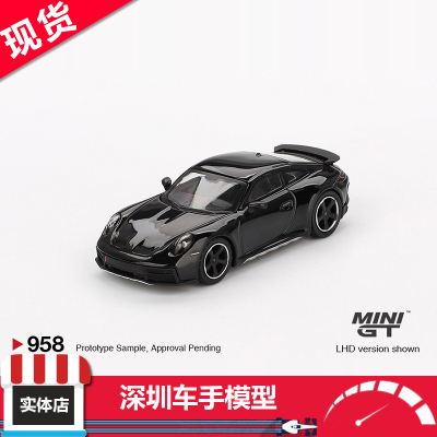现货 MINIGT 1:64 #958 保时捷Porsche 911 达喀尔 黑色 合金车模