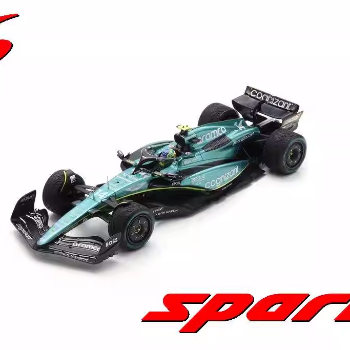 现货 SPARK 18S900 1:18 2023摩纳哥 马丁F1 14号AMR23 阿隆索