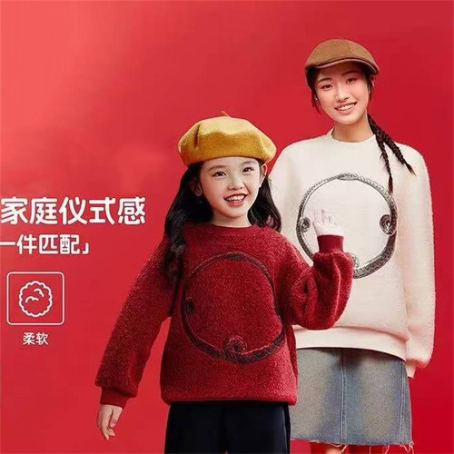 年系列-儿童连环富卫衣圆点长袖甜美可爱YA570
