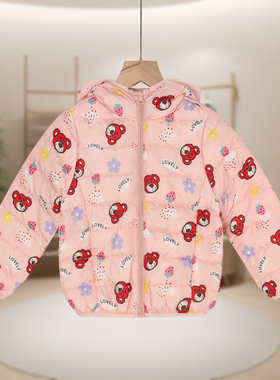 【马lavi】儿童羽绒服简约日常百搭舒适保暖连帽J63