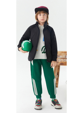 【马】儿童简约纯色百搭立领羽绒服日常舒适保暖MA79