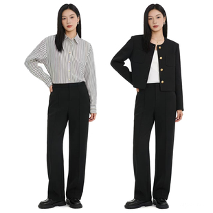 直筒裤 百搭休闲裤 时尚 女装 设计感DMA1088 百搭款 D玛纳