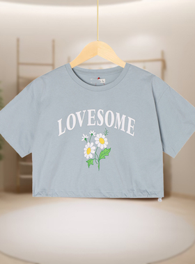 【SP】女式T恤百搭休闲宽松甜美时尚春季洋气短袖SA43