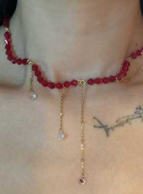 楼哈哈钛钢女不掉色项链