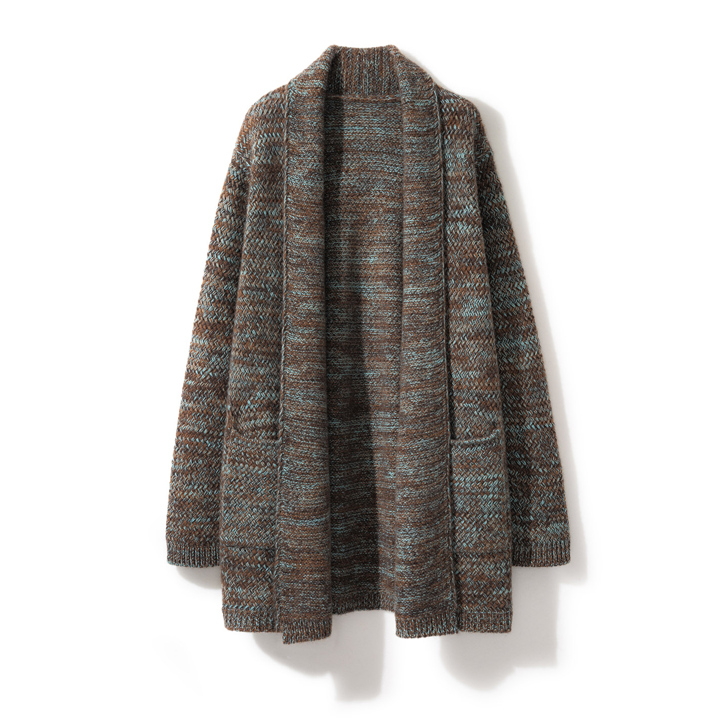 花纱轻奢老钱风100%山羊绒开衫女