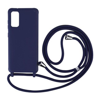 s24一体挂绳手机壳三星note20 s20糖果色加厚保护壳A71挂绳壳A54