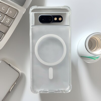 适用谷歌pixel9透明二合一磁吸手机壳pixel8简约防摔pixel7保护套