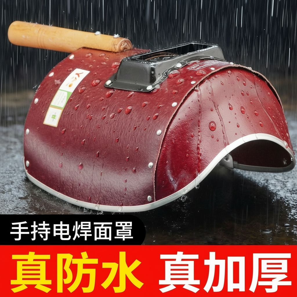 手持式电焊面罩红钢纸焊帽氩弧焊烧焊防护全脸防烤脸隔热焊工面具,居家日用,防护面具/罩,淘宝优惠券,粉丝福利购,淘宝优惠卷