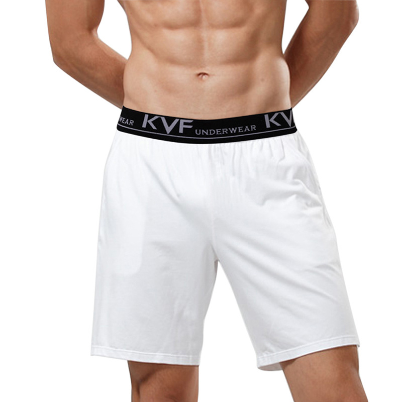 夏季男士纯棉休闲短裤健身运动裤大码宽松家居睡裤松紧腰五分裤潮