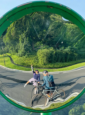 圆形广角镜凸球面镜装饰摆件