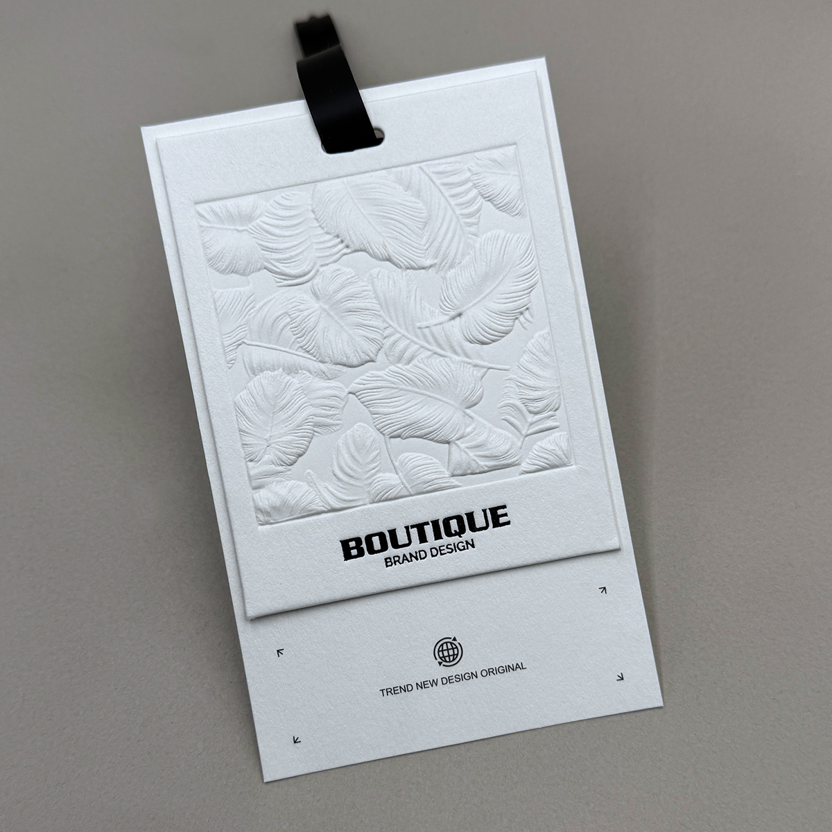 尧谦印刷轻奢服装吊牌私人定制