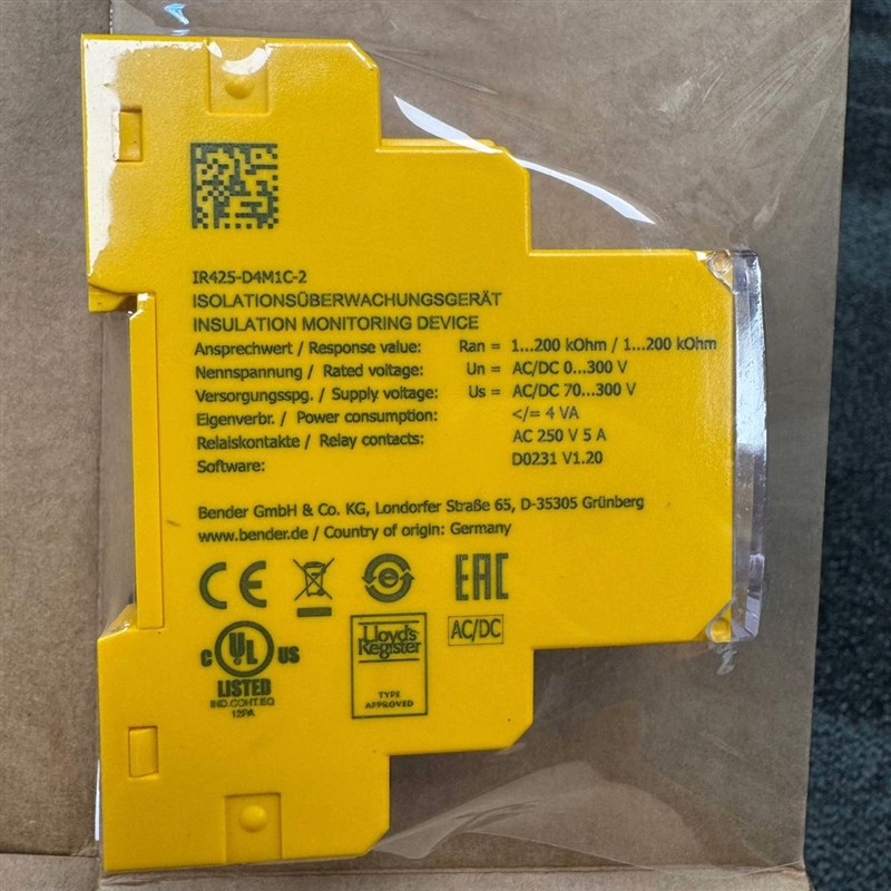 【议价】BENDER IR425-D4M1C-2 工程余货 原装 成