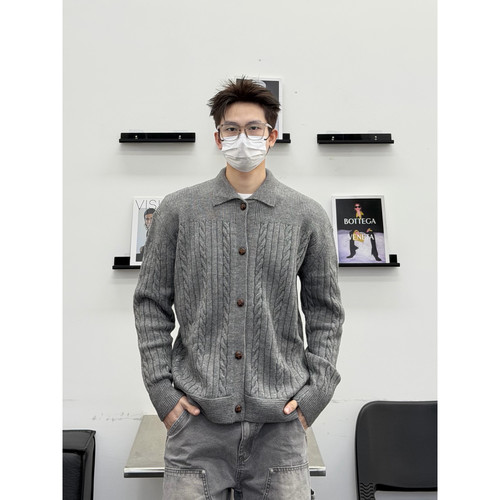 曲奇扣麻花毛衣翻领老钱基础打底