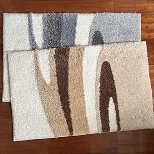 外贸出口欧美北欧风浴室地垫卫生间门垫吸水防滑卧室门垫进门地垫