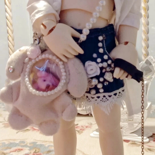 六分BJD斜挎包单肩包blythe小布抱偶 迷你bjd外出包 微缩娃用配件