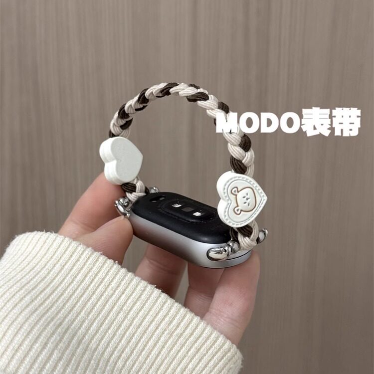 MODO表带小米手环10pro表带弹力苹果iwatchS11皮筋小熊华为fit5/4