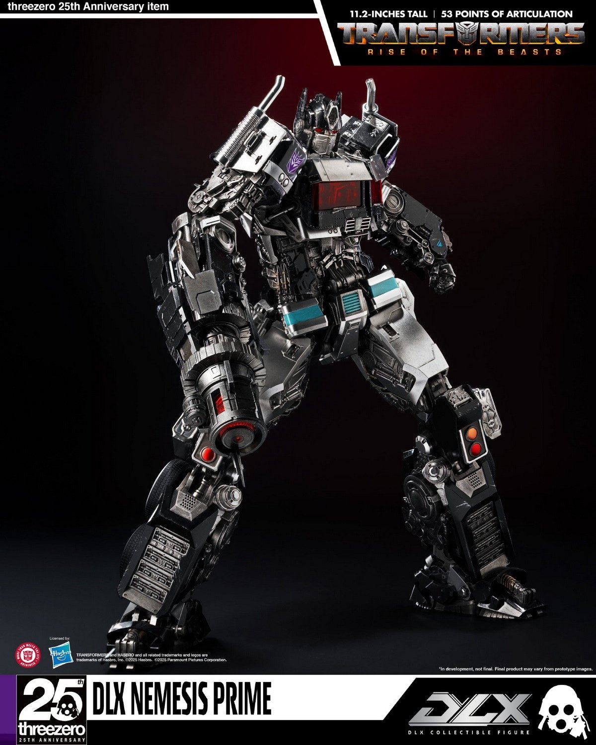 现货 Threezero 28.5cm 变形金刚 超能勇士崛起 DLX 暗黑擎天柱