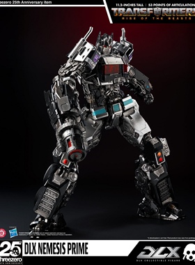 现货 Threezero 28.5cm 变形金刚 超能勇士崛起 DLX 暗黑擎天柱