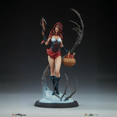 【现货】Sideshow 19寸 J Scott 系列 小红帽 限量雕像【漫迷坊】