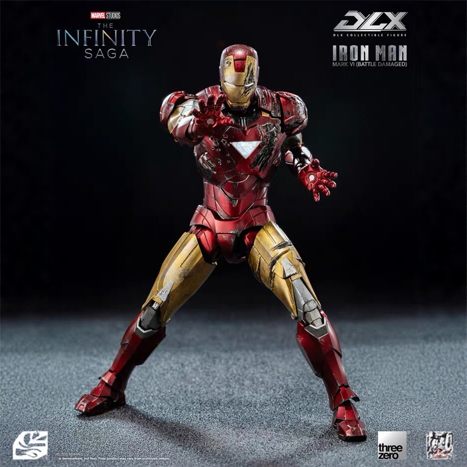 Threezero 3Z0918 17.5cm DLX 钢铁侠Mark 6 战损版【漫迷坊】