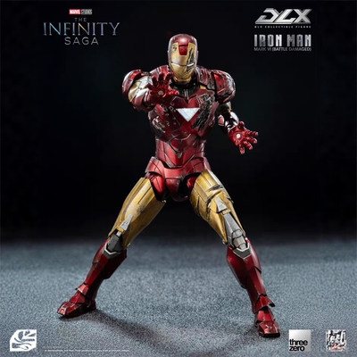 Threezero 3Z0918 17.5cm DLX 钢铁侠Mark 6 战损版【漫迷坊】