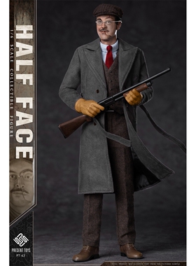 现货 PRESENT TOYS  PT-sp63 1/6 大西洋帝国 半脸 可动人偶 兵人