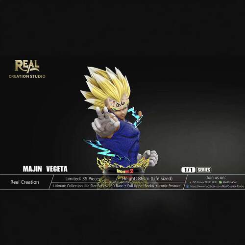 【现货】Real工作室 魔人贝吉塔 限量GK雕像【漫迷坊】