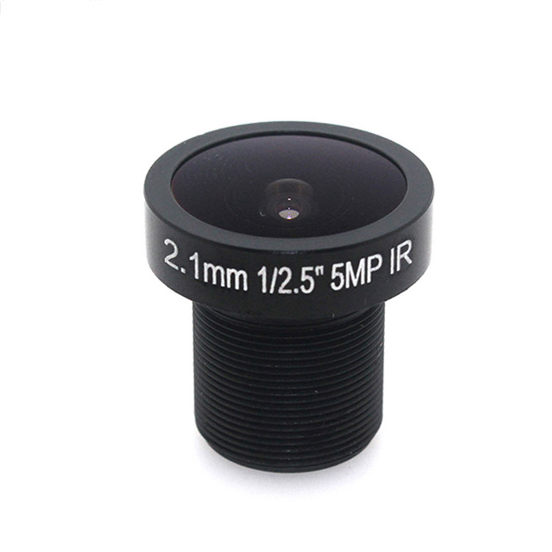 广角2.1mm监控镜头500万像素高清摄像机配件玻璃镜片运动相机器材