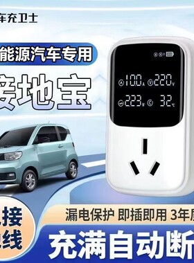 适用新能源东风俊风ER30接地宝专用汽车免接地线保护车充电插座