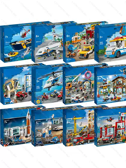 City Police Patrol Car Fire Department Rescue Team Ocean Adventure Giant Ship Passenger Airport Racing Car
