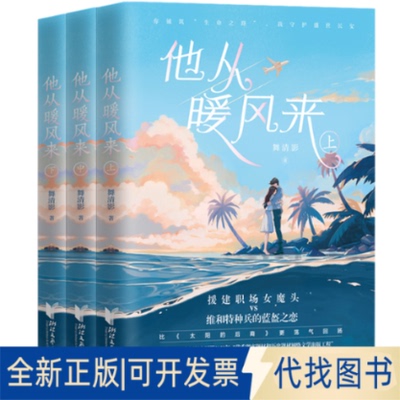 正版全新他从暖风中来（援建职场女魔头VS维和特种兵的蓝盔之恋，比《太阳的后裔》更荡气回肠）9787533966317舞清影