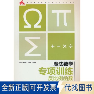 正版全新魔法数学 专项训练 反比例函数9787569040296朱文阁,王思军,高明俊四川大学出版社2021-06-01
