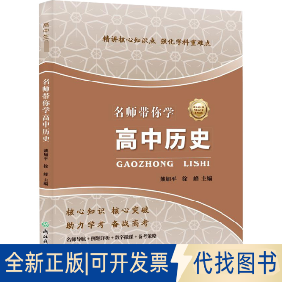 正版全新名师带你高中史9787572207785戴加平 徐峰浙江教育出版社2020-09-01