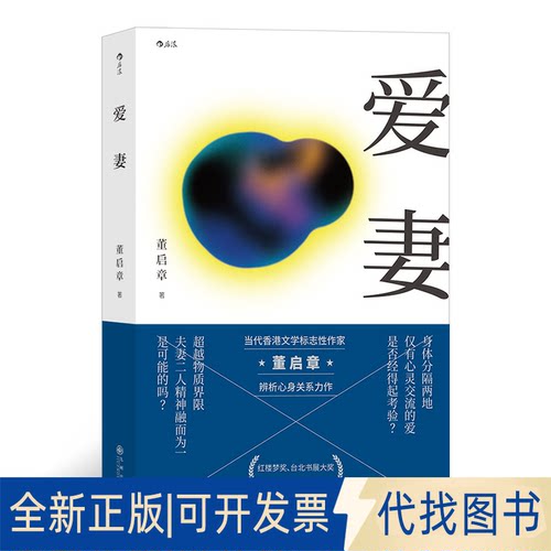 正版全新爱妻9787510893339董启章     后浪九州出版社2020-12-01