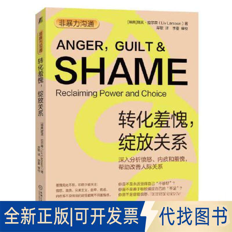 正版全新非暴力沟通：转化羞愧，绽放关系9787111713890丽芙·拉尔森（Liv Larsson）机械工业出版社2023-05-08