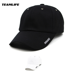 韩国Teamlife全圆佑同款帽子插扣男棒球帽韩版时尚简约遮阳鸭舌帽