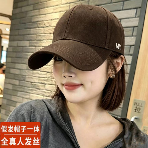全真人发丝假发帽子短发