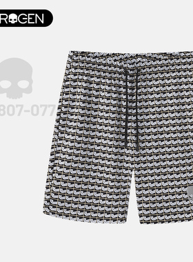 HYDROGEN 氢原子印花网球运动短裤速干透气时尚运动裤 T01807