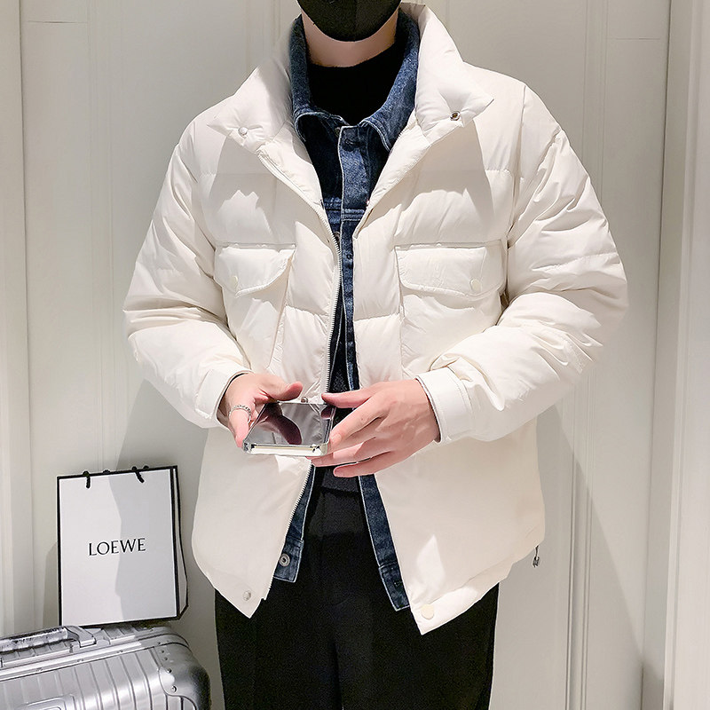 抖音直播假两件羽绒棉服宽松版棉衣A370-M808-P148,男装棉衣,电商A370