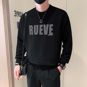 秋季新款个性潮牌套头圆领卫衣男W37-P65图片